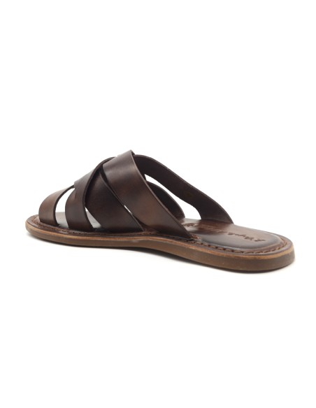 L'Angolo del Cuoio sandalo con maxi fascia